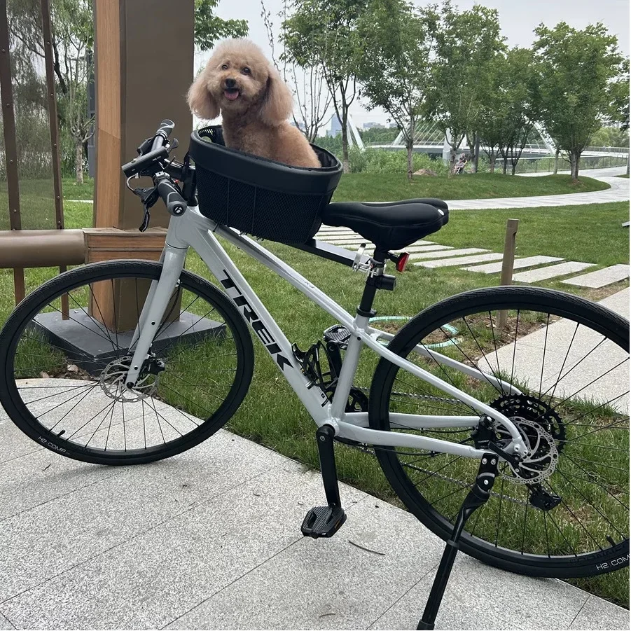 Mountain Biking With Dog - Koszyk na rower dla zwierząt, rower