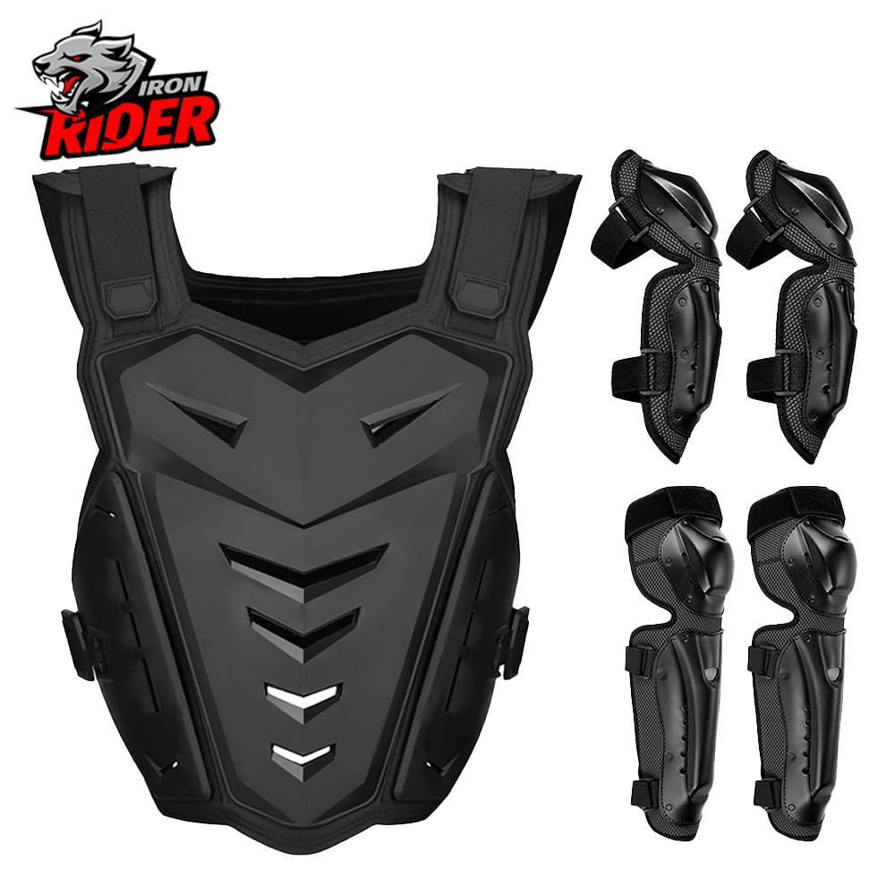 Mountain Biking Body Armour - Kurtka motocyklowa z ochraniaczami na motocross,