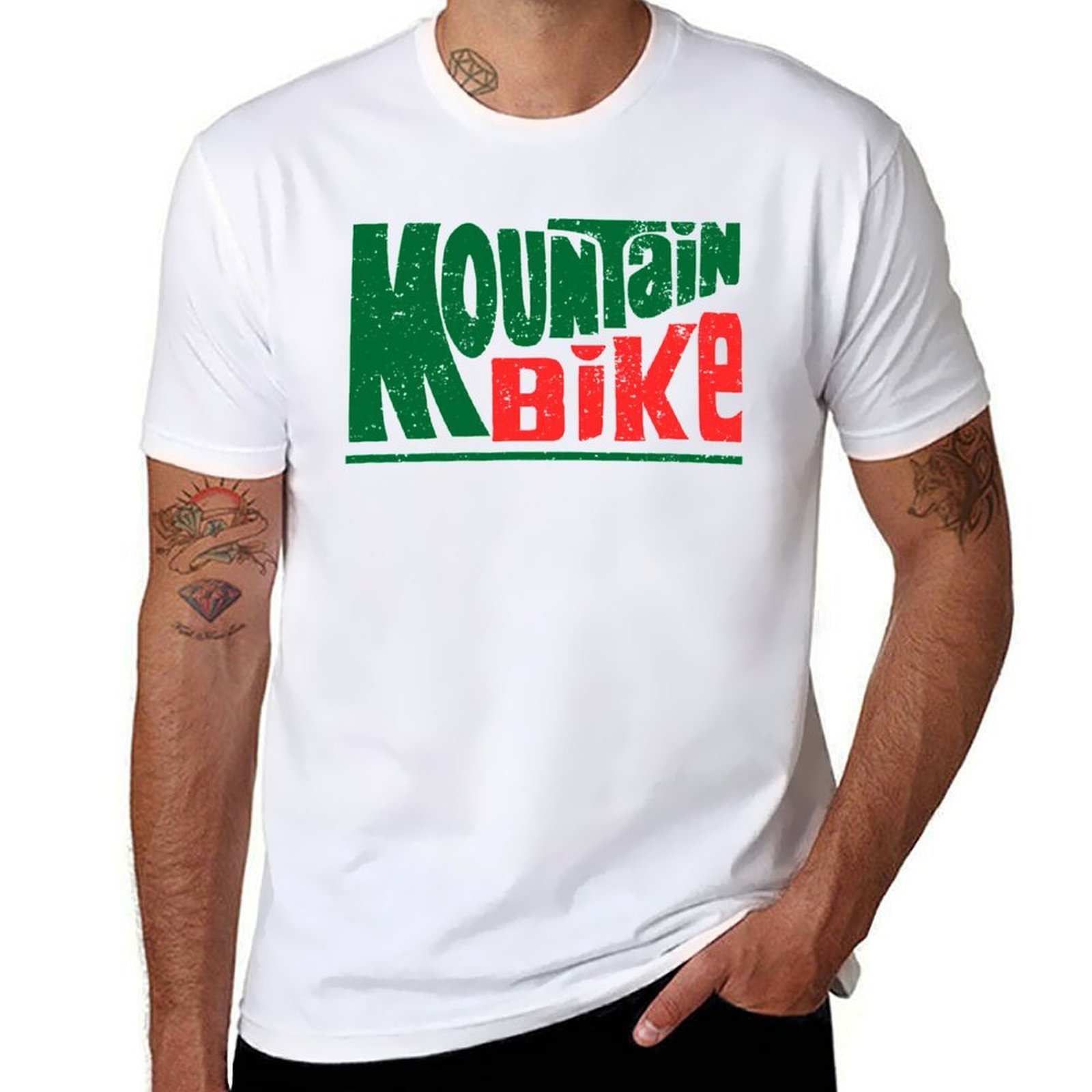Mountain Biking Essentials - Koszulka rowerowa MTB, podstawowa koszulka, bawełniana