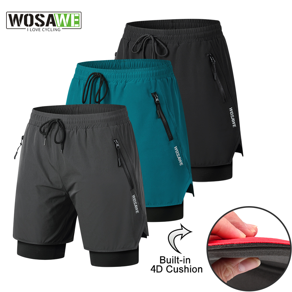 Mountain Biking Body Armour - WOSAWE MTB Spodenki letnie męskie Spodenki