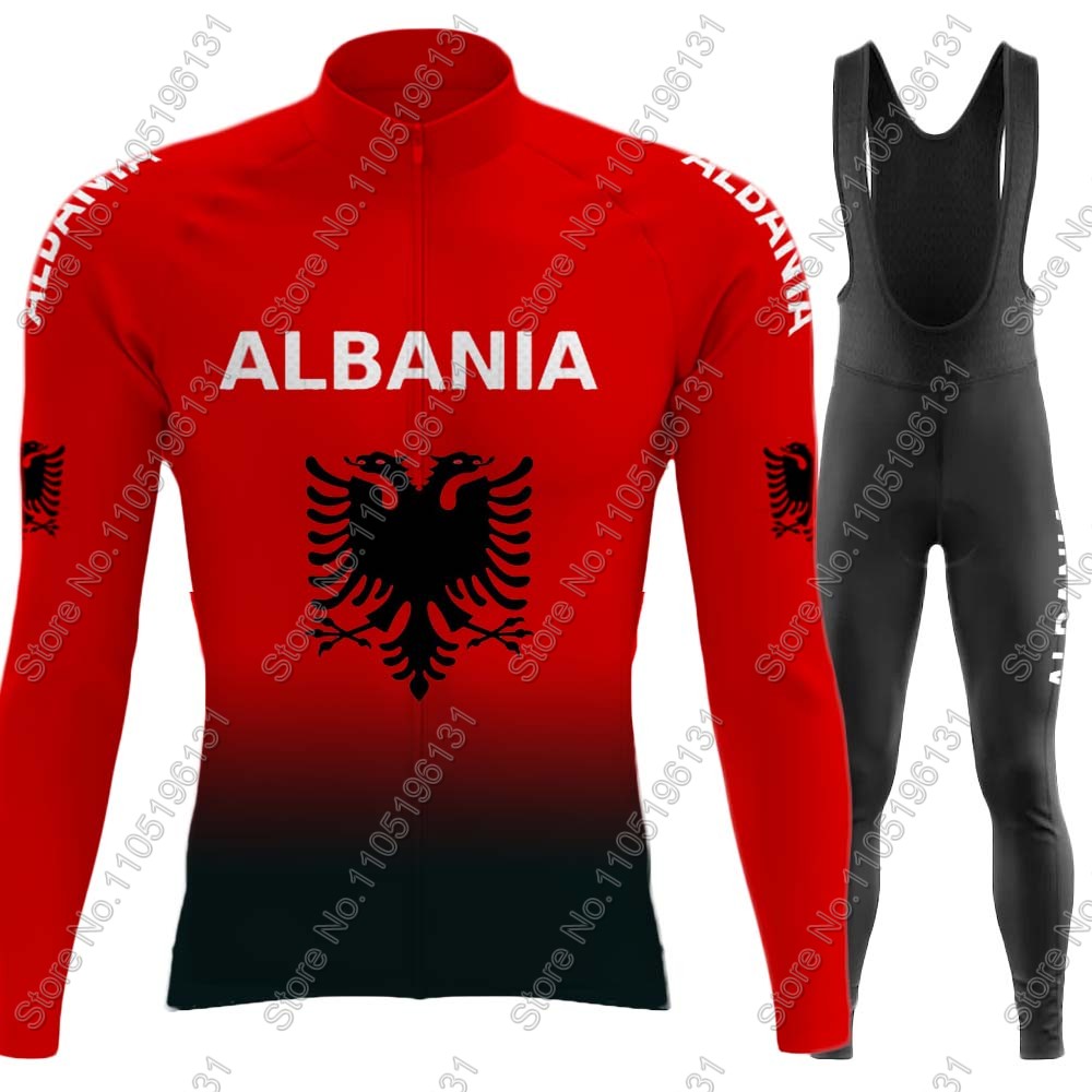 Mountain Biking Clothes - Zestaw kolarski Reprezentacji Albanii 2026, koszulka