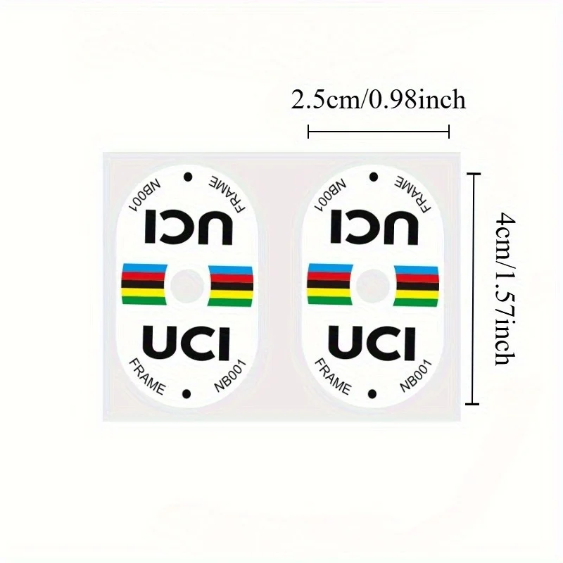 Mountain Biking Uci - 2 SZT. Naklejki na zawory z