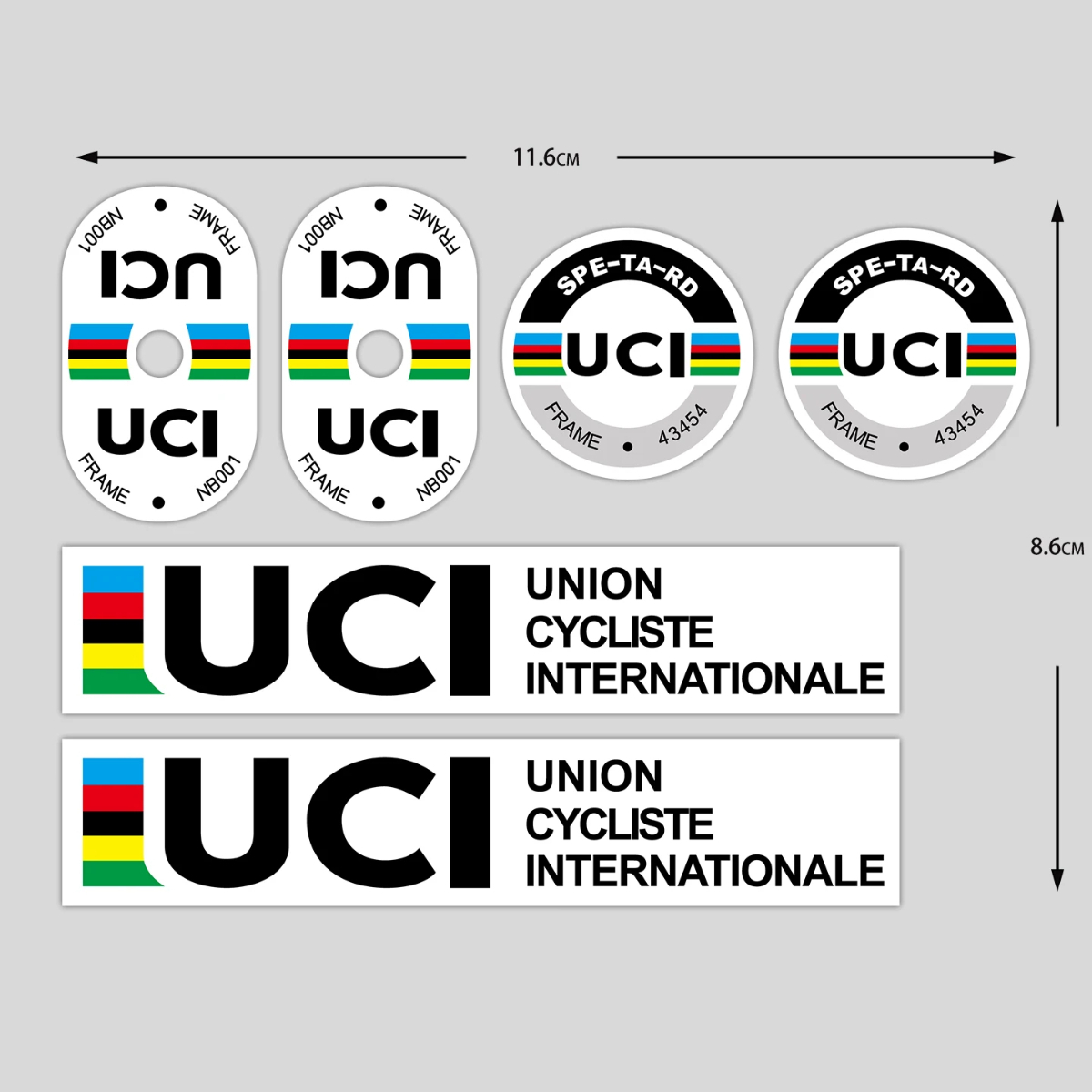 Naklejki na ramę rowerową UCI, – Mountain Biking Uci recenzja i cena