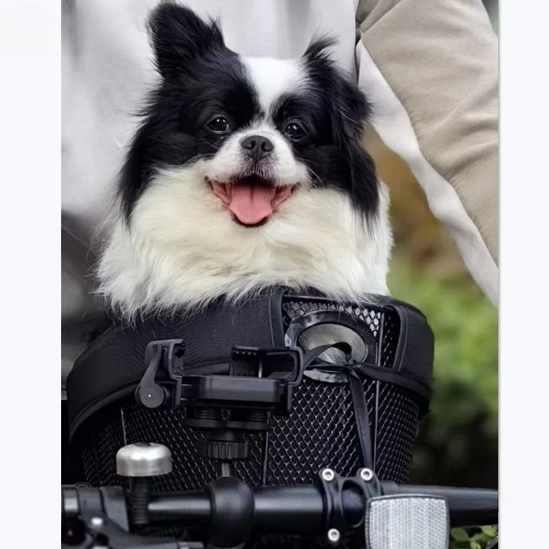 Składany koszyk rowerowy dla p – Mountain Biking With Dog recenzja i cena