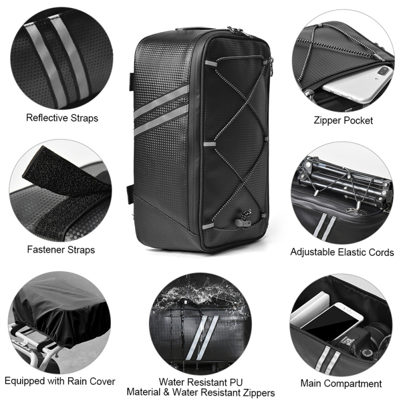 Torba na bagażnik rowerowy 7L  – Mountain Biking Waist Pack recenzja i cena