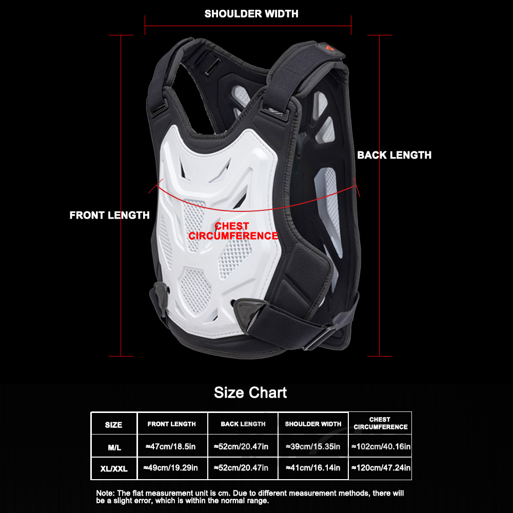 Męska kamizelka motocyklowa z  – Mountain Biking Body Armour recenzja i cena