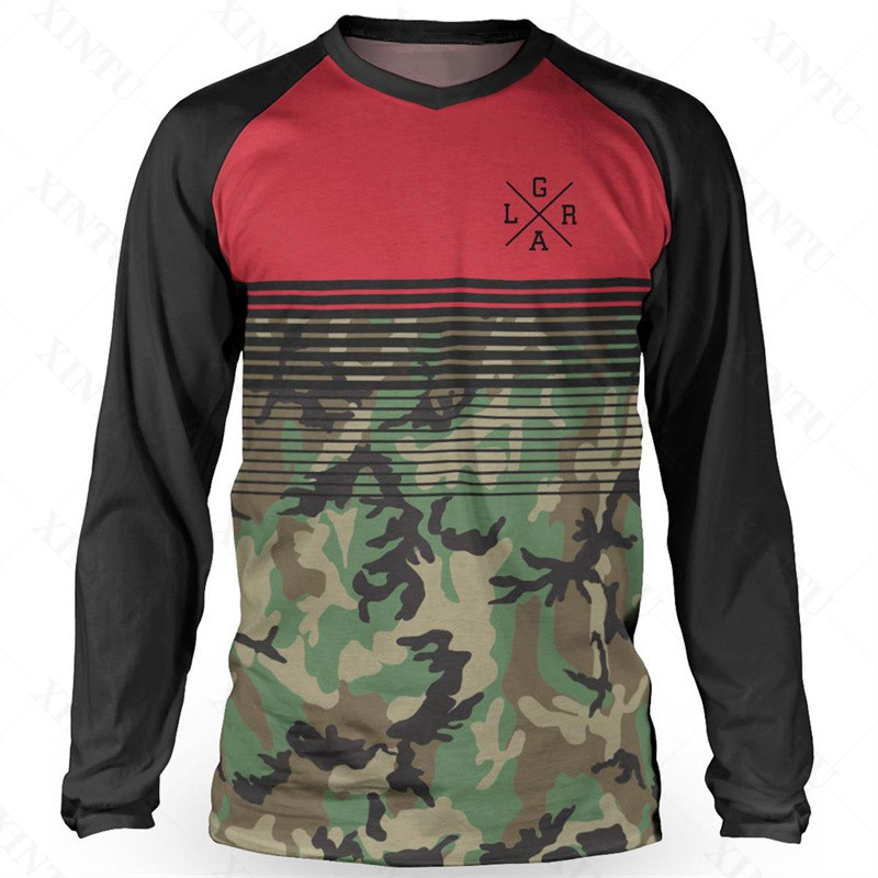Luźna koszulka męska DH Motocr – Mountain Biking Clothes recenzja i cena