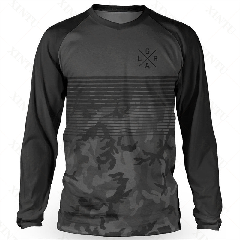 Luźna koszulka męska DH Motocr – Mountain Biking Clothes recenzja i cena